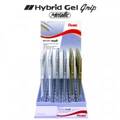 36 Pentel Geltintenroller Hybrid Gel Grip im Display 36 Pentel Geltintenroller Hybrid Gel Grip im Display