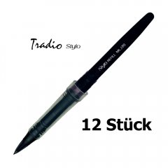 12 Pentel Nachf�llminen schwarz f�r Tradio Stylo \(MLJ20\)
