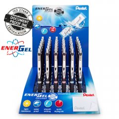 36er Display Pentel EnerGel Xm Document \(BLP77-3E\)