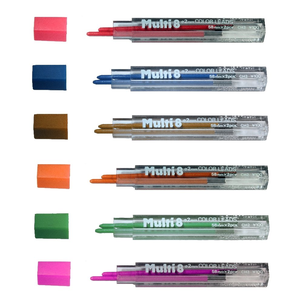 Mine Colorate Pentel PPR 0,5 Mm - Ricariche Per Matite Automatiche, Rosso E Blu - Foto 6