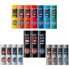 Pentel AinSTEIN Feinminen für Druckbleistifte Pentel AinSTEIN Feinminen für Druckbleistifte