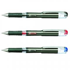 Pentel Hybrid Gel Grip DX Tintenroller K227 mit schmaler Spitze