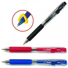 Pentel Kugelschreiber mit Triangel-Griffzone 0.7 (BK437)