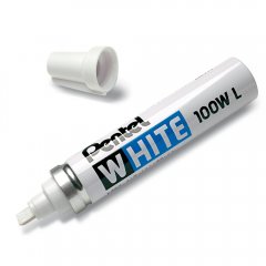 Pentel Lackmarker White 6.0 mit Keilspitze Pentel Lackmarker White 6.0 mit Keilspitze