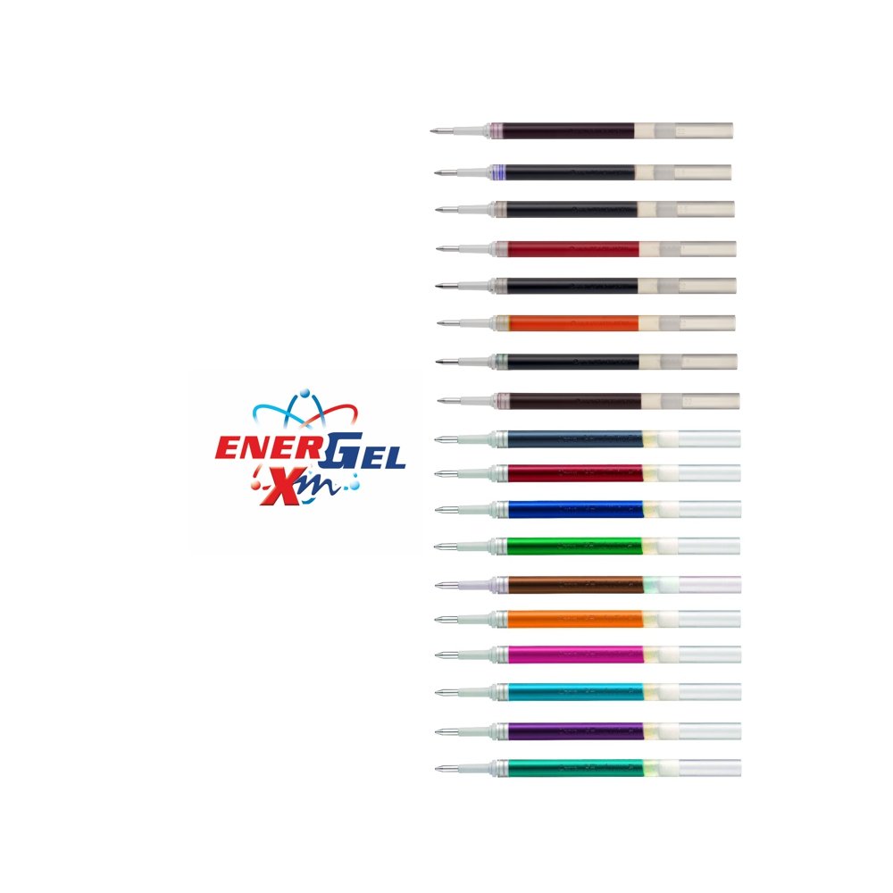 Pentel EnerGel LR7 navulling voor 0,7 mm gelpen, marineblauw (12 stuks