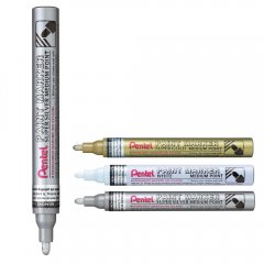 Pentel Lackmarker Paint Marker in gold silber und weiß Pentel Lackmarker Paint Marker in gold silber und weiß