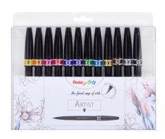Pentel Faserschreiber Sign Pen Brush ARTIST mit extra f