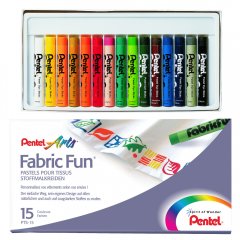 Pentel Stoffmalkreide im 15er Set Pentel Stoffmalkreide im 15er Set