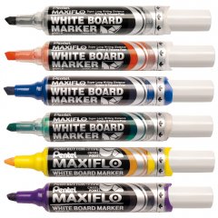 Pentel Whiteboardmarker Maxiflo mit breiter Keilspitze