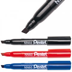Permanentmarker Pentel Pen mit breiter Keilspitze Permanentmarker Pentel Pen mit breiter Keilspitze