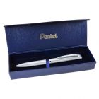 Pentel EnerGel Tintenroller High Class in Geschenkbox (BL2007-Box) Silber