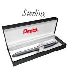 Pentel EnerGel Sterling in Geschenkbox (BL407-BOX) Silber