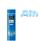 Farbige Pentel Feinminen f�r Druckbleistifte AinSTEIN (C275BC) Blau