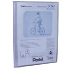 Pentel Pr�sentationsmappe Clear A4 mit 20 H�llen (DCF242) Blau