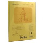Pentel Pr�sentationsmappe Clear A4 mit 20 H�llen (DCF242) Orange