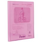 Pentel Pr�sentationsmappe Clear A4 mit 20 H�llen (DCF242) Pink