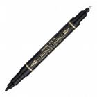 Permanent Marker Pentel Pen Twin Tip (N75) Schwarz