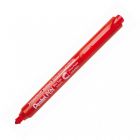 Permanentmarker Pentel Pen Slim mit Druckmechanik (NXS15) Rot