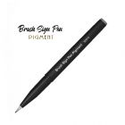 Pentel Faserschreiber Sign Pen Brush Permanent(SES15P) Grau