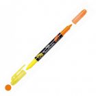 Pentel Textmarker mit 2 Spitzen Twin Checker (SLW8) Orange