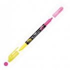 Pentel Textmarker mit 2 Spitzen Twin Checker (SLW8) Pink